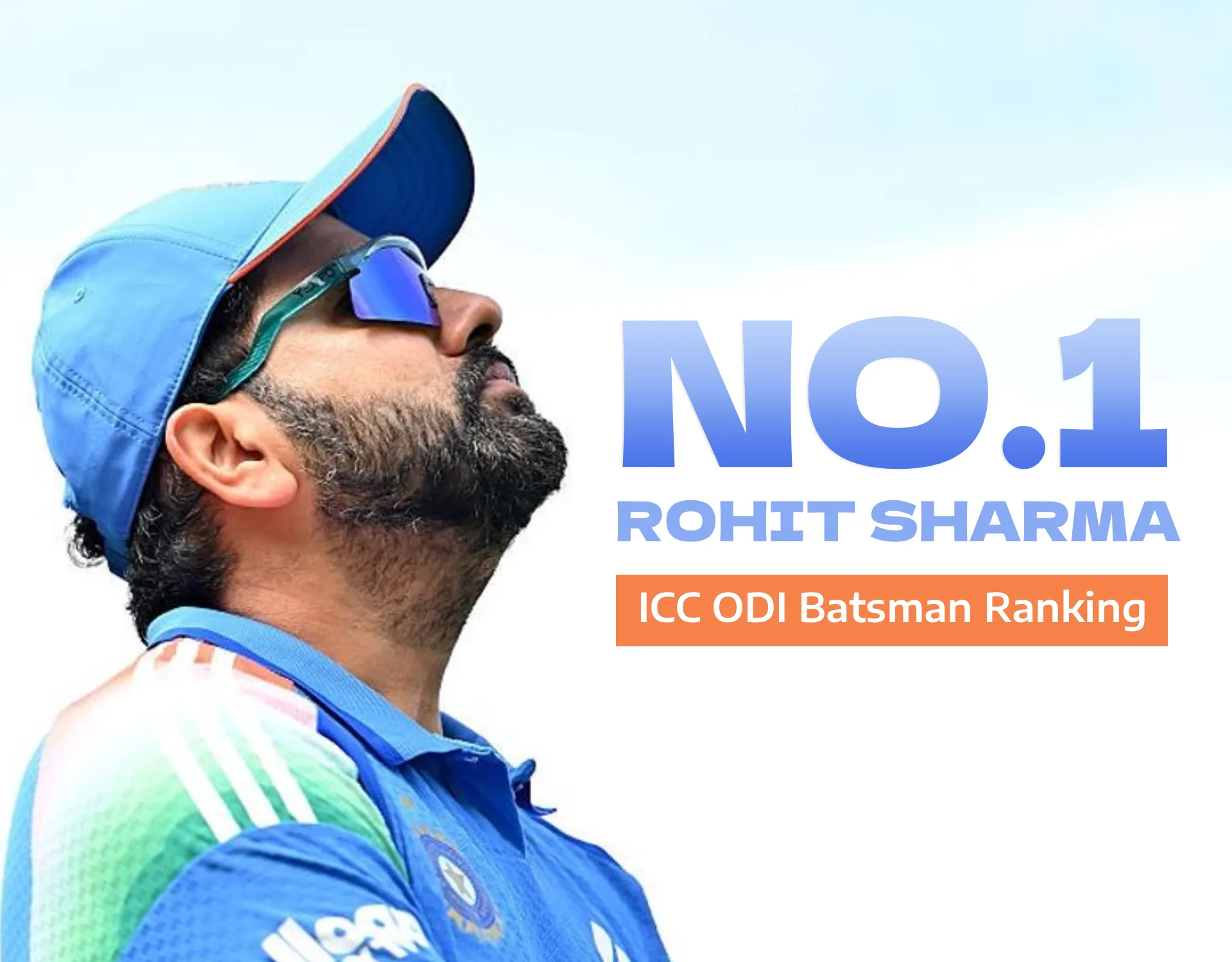 mobile banner rohit no.1 odi ranking